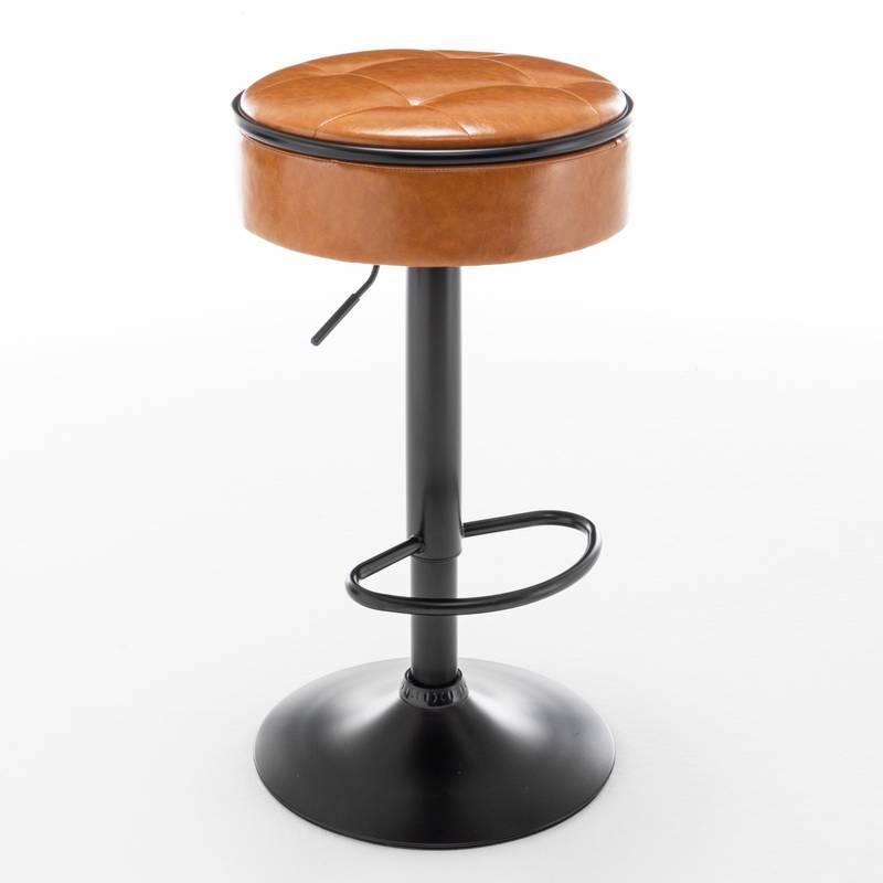 Stylish Swivel Bar Stools - Set of Two