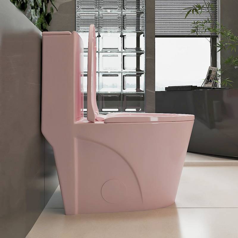 Pink Rose Eco-Friendly Comfort Toilet
