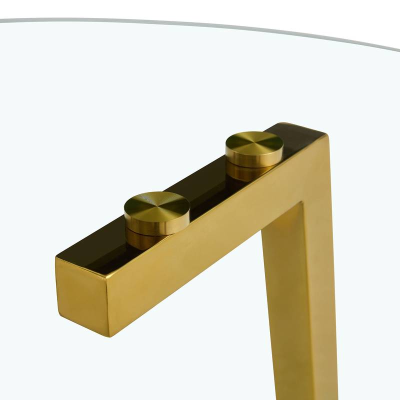 Chic Harmony Glass Table