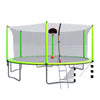 Jump and Score Trampoline Fun with Basketball Hoop and Soccer Goal