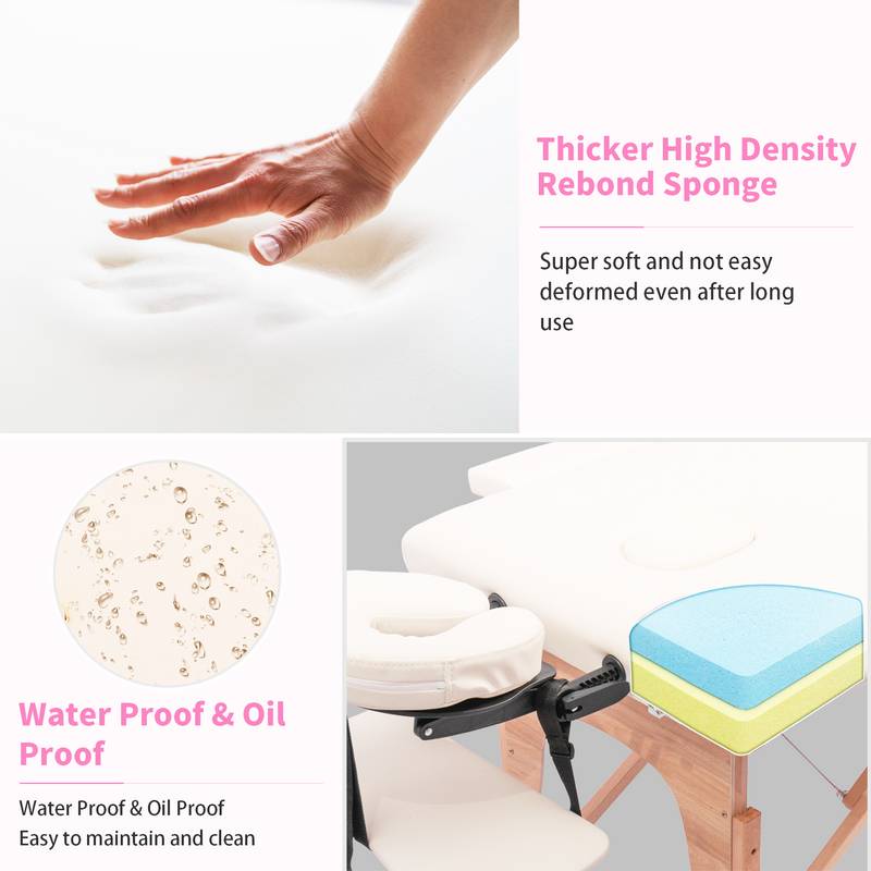 Easy-Travel Massage Table with Carrying Case