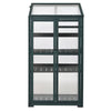 EasyMove Greenhouse: Portable Wooden Oasis with Adjustable Shelves