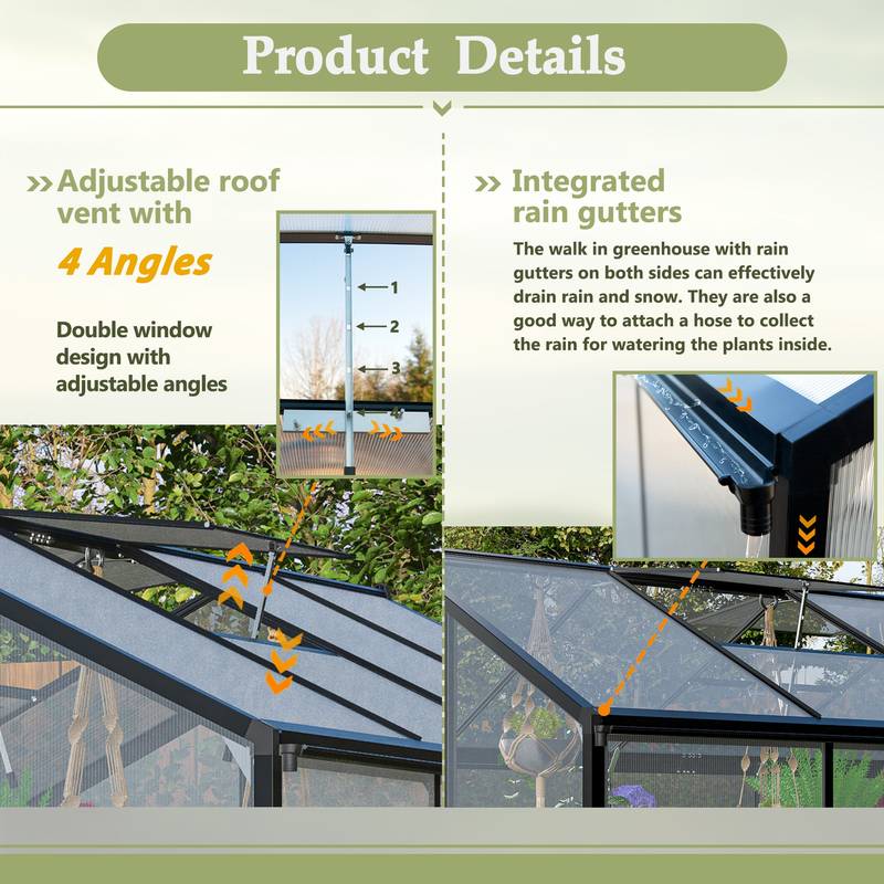 Garden Haven Walk-In Greenhouse
