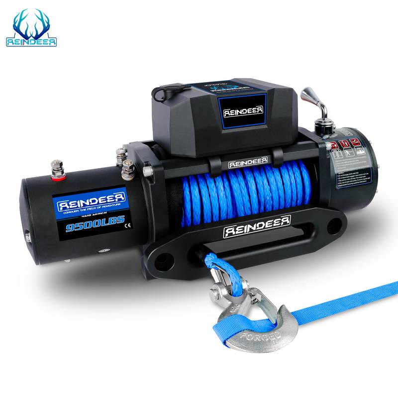 PowerMax Reindeer Electric Winch with Synthetic Rope & Wireless Control