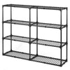 Double the Space: 4-Shelf Wire Rack Set