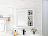 Sleek Wall-Mounted Medicine Cabinet with Mirror & Shelves