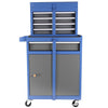 Rolling Tool Chest with Detachable Top and Locking Wheels
