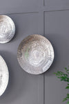 Chic Silver Wall Discs - Set of 3
