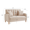 Chic Velvet Loveseat for Cozy Spaces