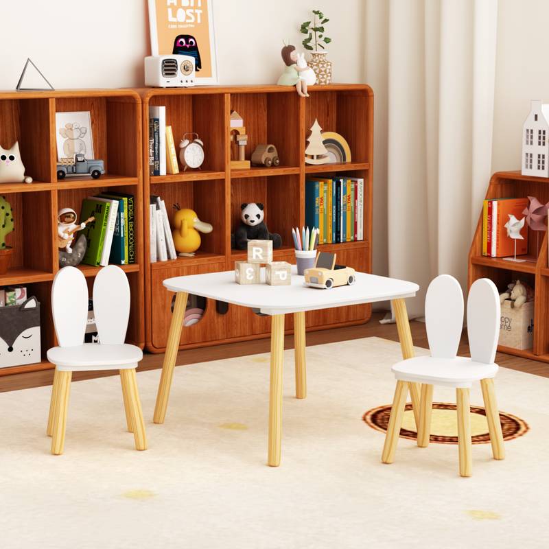 Bunny Playtime Table & Chairs Set