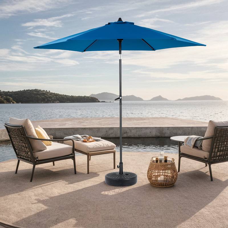 Sunny Comfort Patio Umbrella - Dark Blue