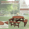 Spacious Wooden Picnic Table for Outdoor Fun