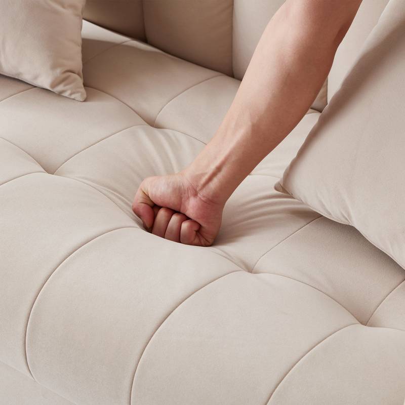 Chic Velvet Loveseat for Cozy Spaces