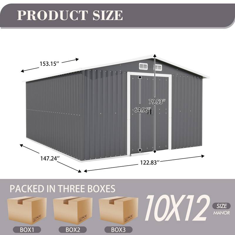 Garden Guardian: Lockable Outdoor Storage Shed
