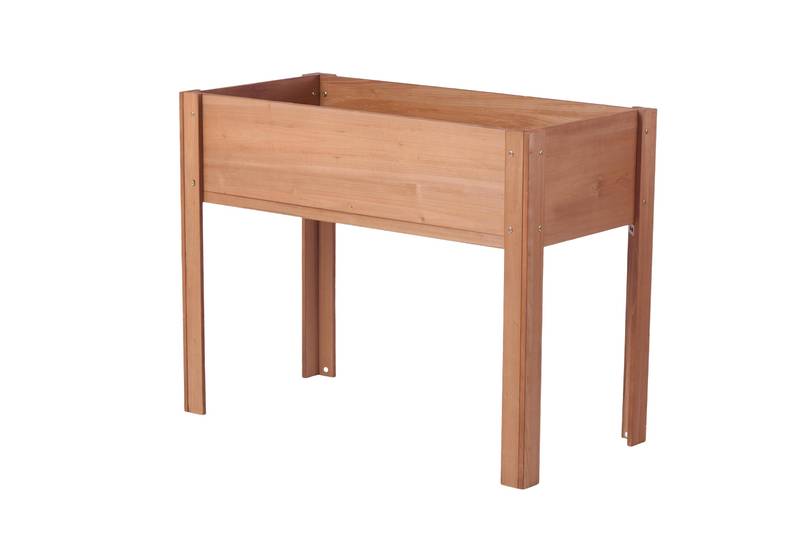 Elevated Wooden Garden Planter Box