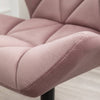 Mauve Diamond Tufted Swivel Chair