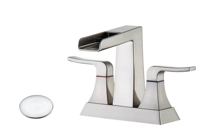 Brushed Nickel Bathroom Faucet