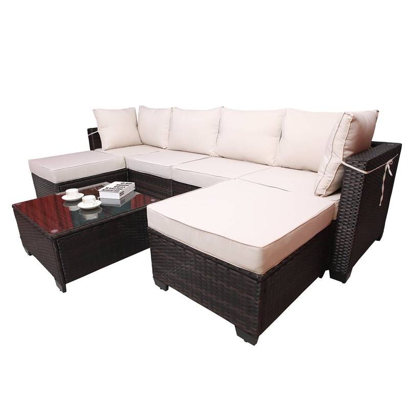 Cozy Calypso Outdoor Sofa & Table Set
