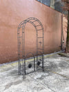 Elegant Garden Arch with Doors - Perfect for Climbing Plants and Special Events