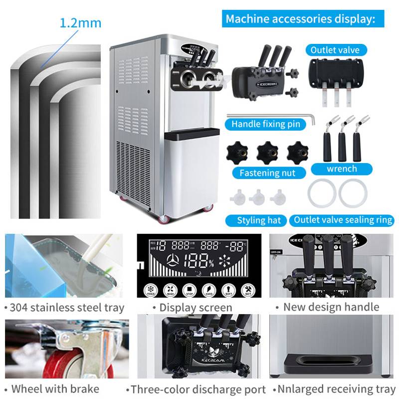 Triple Treat Soft Serve Machine