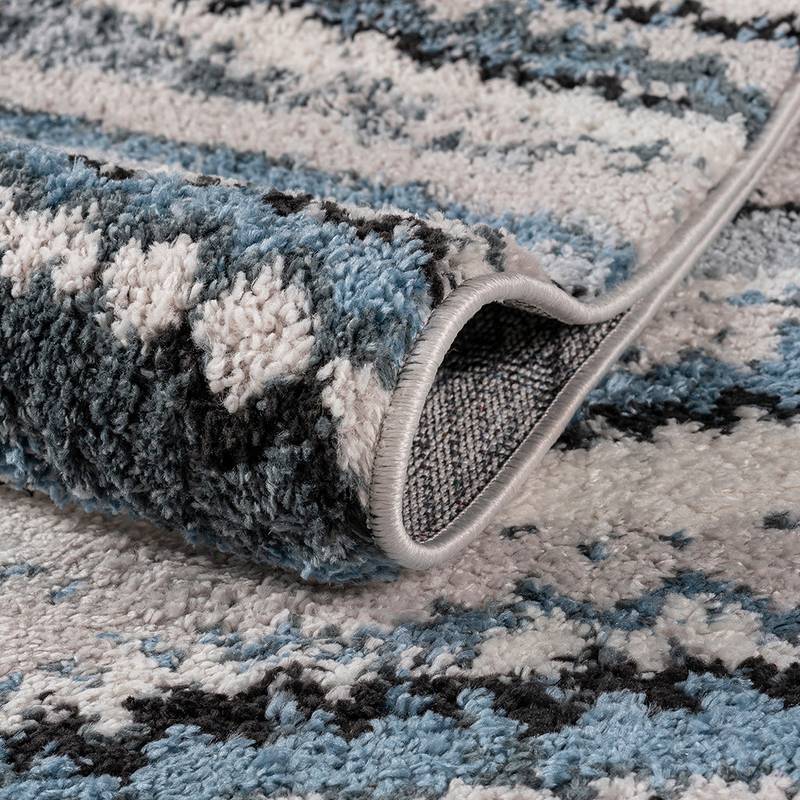 Flowing Watercolor Stripe Rug