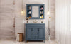 Chic Royal Blue Bathroom Vanity with Sink & Storage