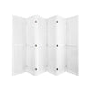 Elegant White Folding Room Divider and Display Board
