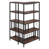 Chic Corner Wine Bar Cabinet
