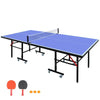Portable Fun: Mid-Size Table Tennis Set with Net & Paddles
