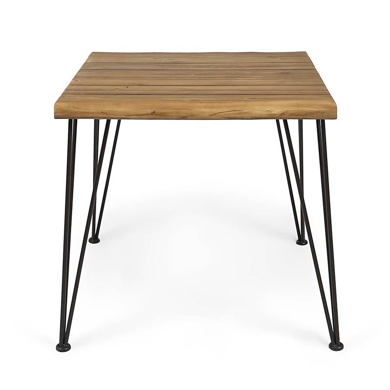 Zion Wood & Metal Blend Table