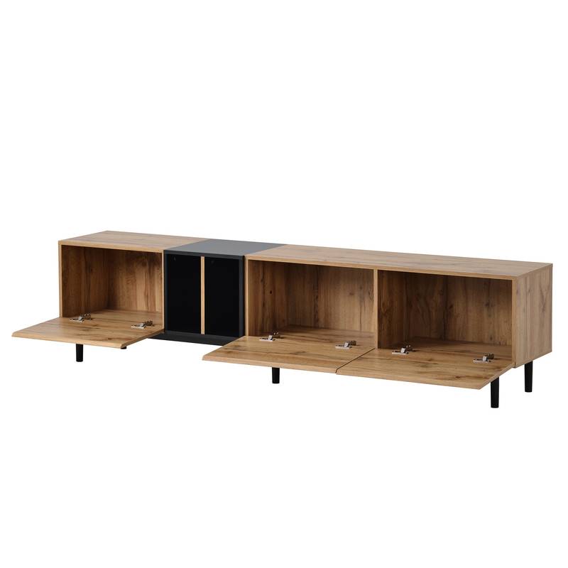 Sleek TV Stand with Ample Storage for Effortless Entertainment