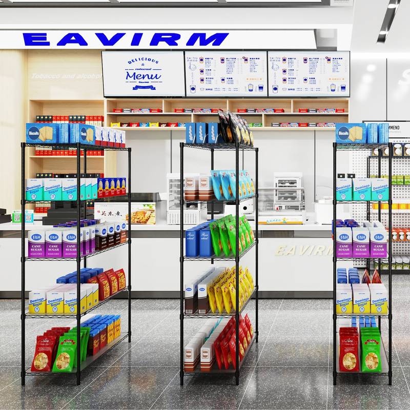 MaxiSpace 5-Tier Wire Shelf Unit