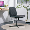 Sleek Black Adjustable Swivel Chair for Home & Office