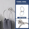 Brushed Nickel Bathroom Essentials Set