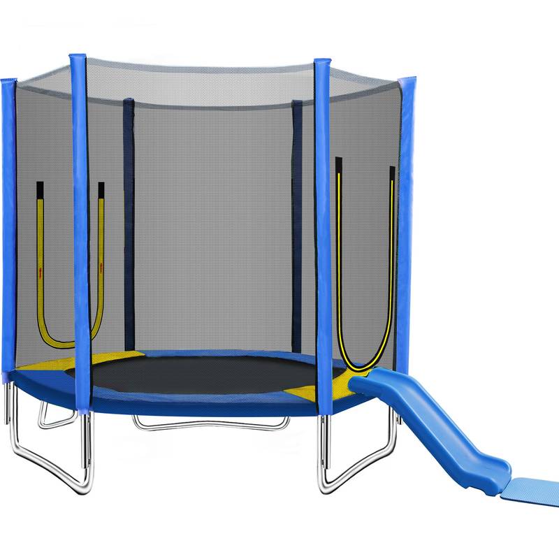 Jump & Slide Fun Trampoline for Kids!