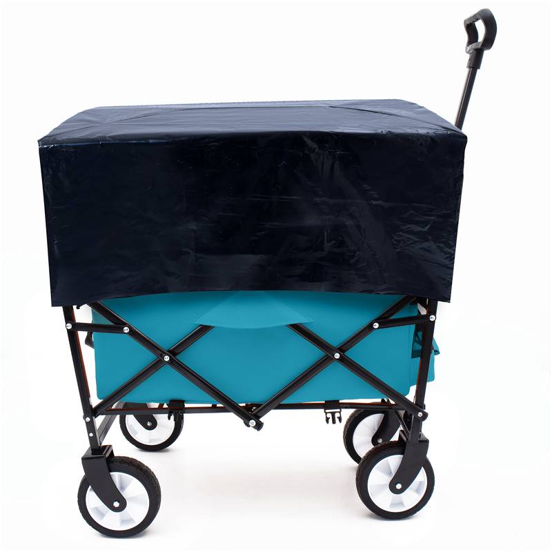 Cyan Collapsible Utility Wagon with Liners