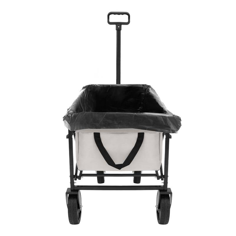 Versatile Collapsible Beach Wagon with Liner Bags
