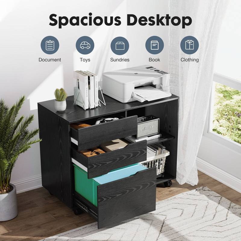 SweetCrispy Mobile File & Storage Cabinet