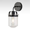 Modern Clear Glass Sconce - Stylish Indoor Light for Any Room