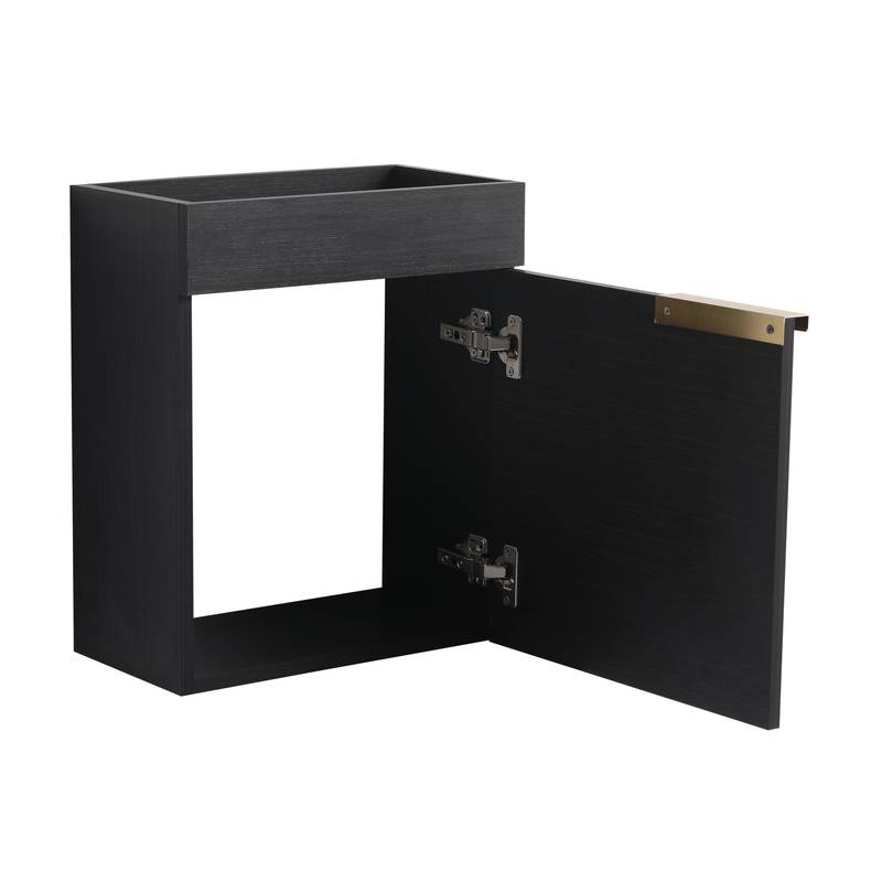 Cozy Compact Bathroom Vanity with Soft Close Doors & Sink