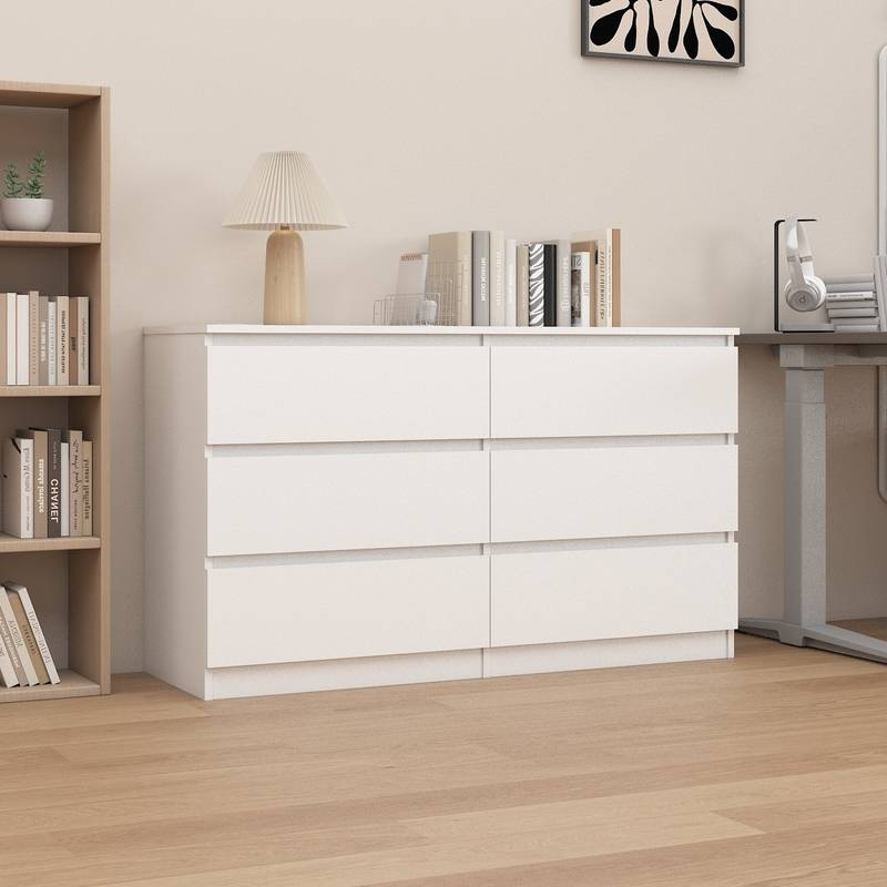 Spacious 6-Drawer Dresser Chest