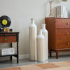 Chic White Metal Vase Set for Stunning Home Decor