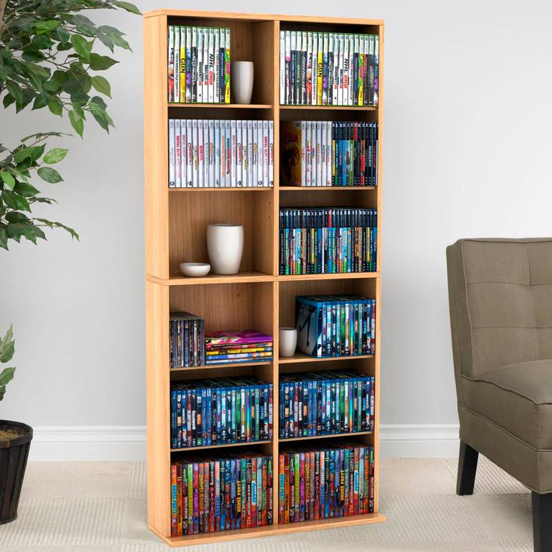 Maple Media Storage Cabinet