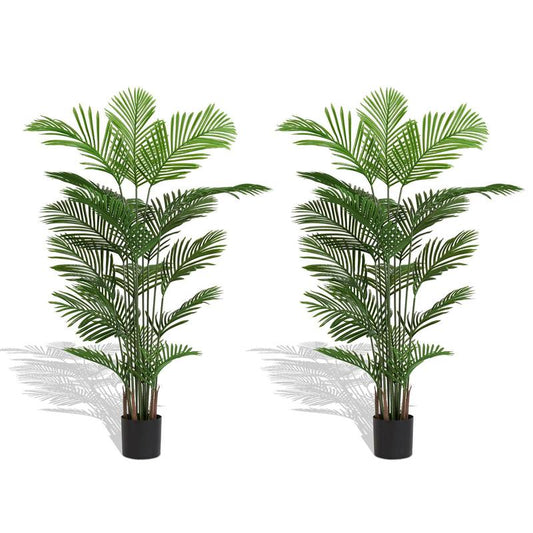 Charming Nordic Sunflower Duo in Green Pots