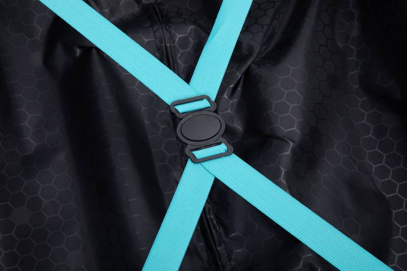 Turquoise Travel Trio: Lightweight Spinner Luggage with Hooks & TSA Lock