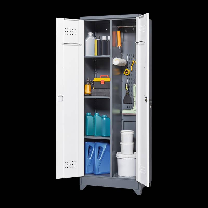 Versatile Tool & Cleaning Cabinet