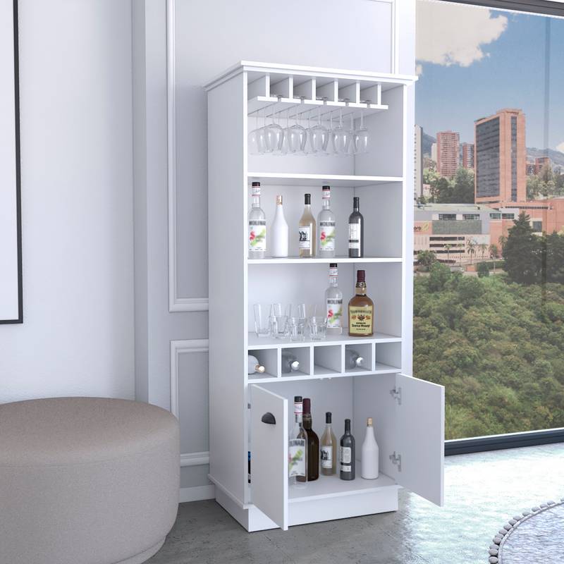 Dundee Stylish Glass Bar Cabinet
