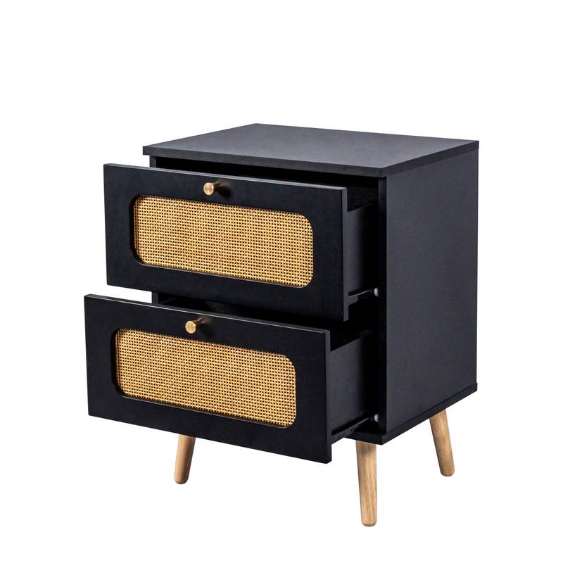 Rattan Charm Nightstand