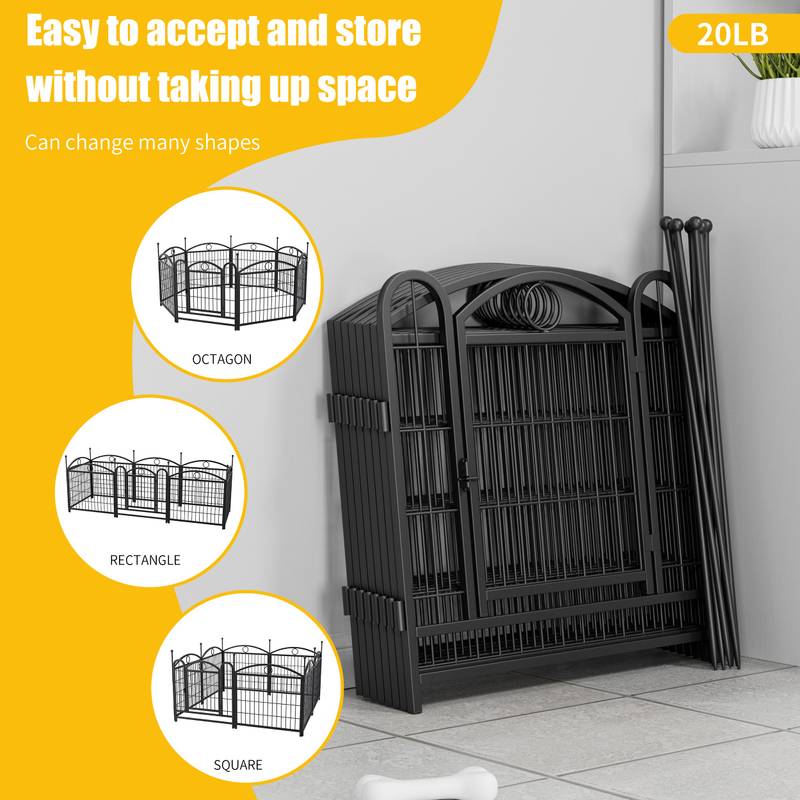 Paw Paradise Playpen: The Ultimate Indoor/Outdoor Dog Fence