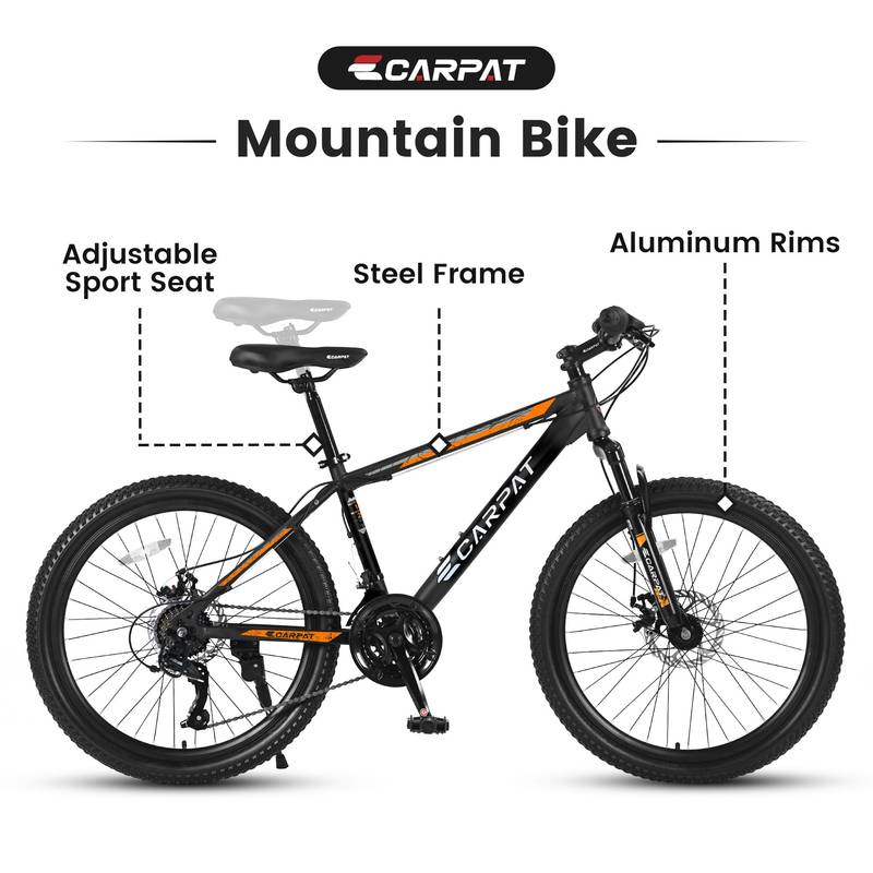 Trail Blazer Mountain Bike - Smooth Ride with Disc Brakes and Durable Frame